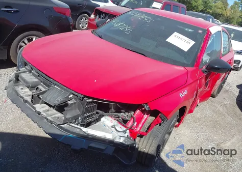 2025 Honda Civic Sport из США, поврежденный, VIN 2HGFE2F53SH534538